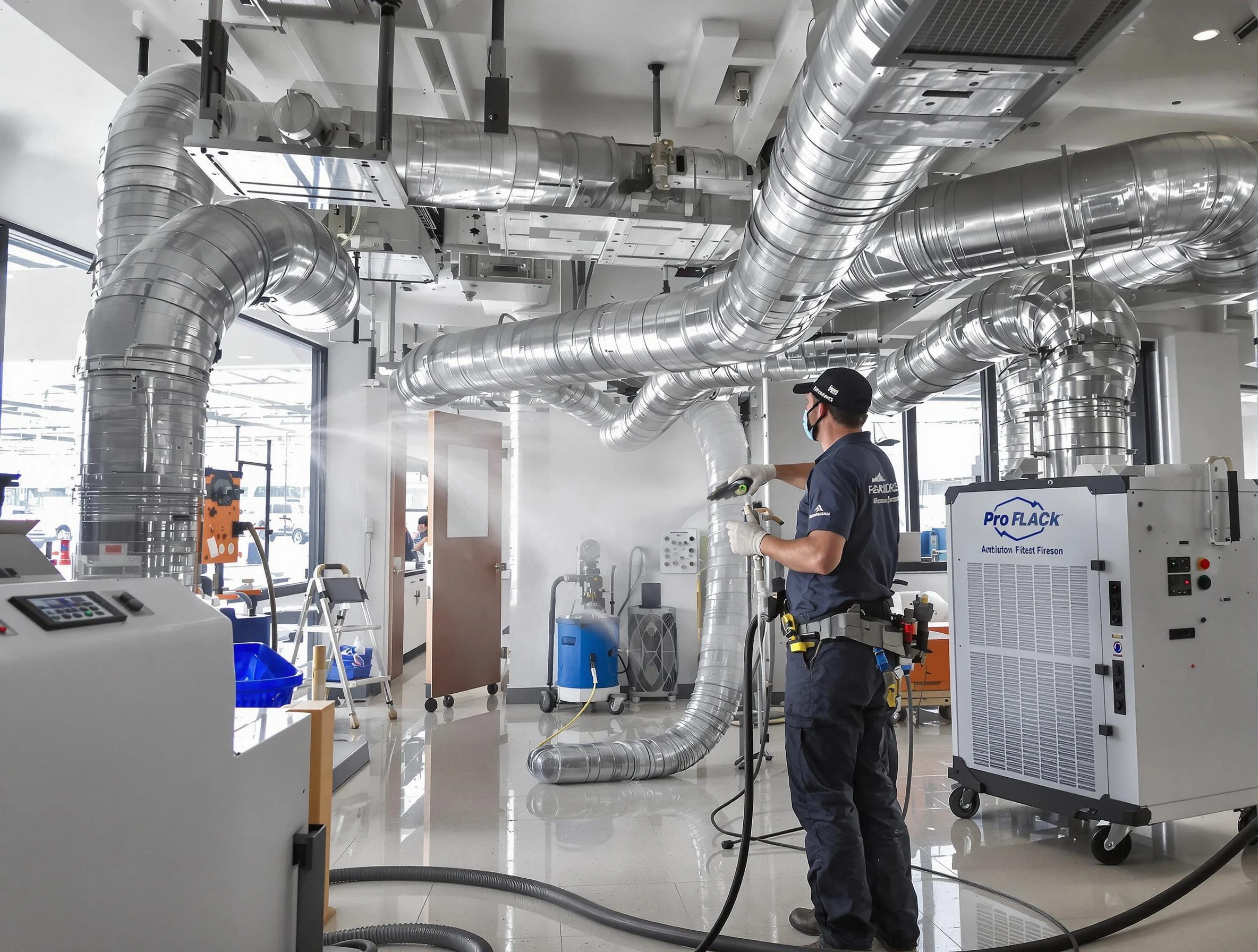 Negative Pressure Air Duct Cleaning in Holt