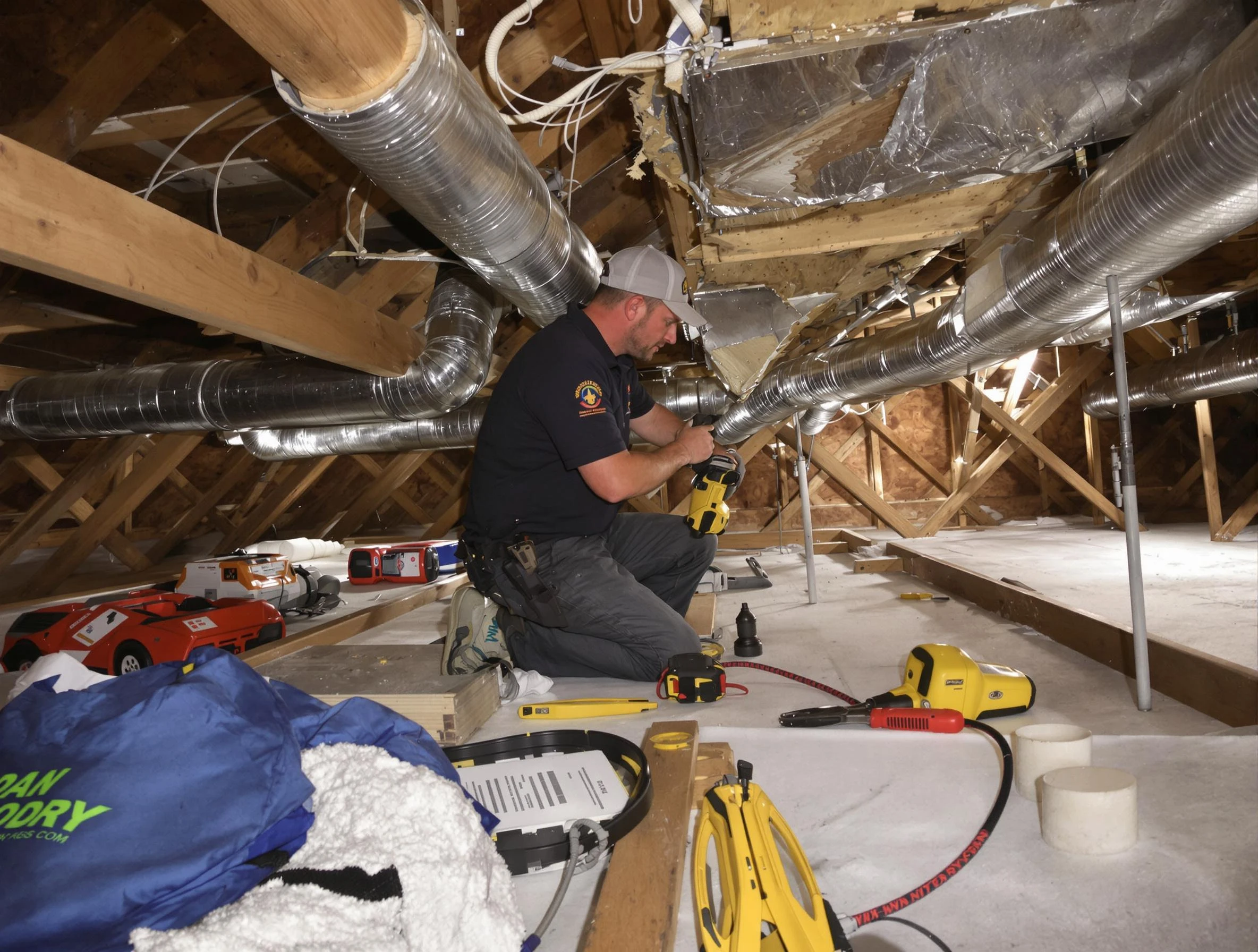 Professional air duct repair by Holt Air Duct Cleaning in Holt