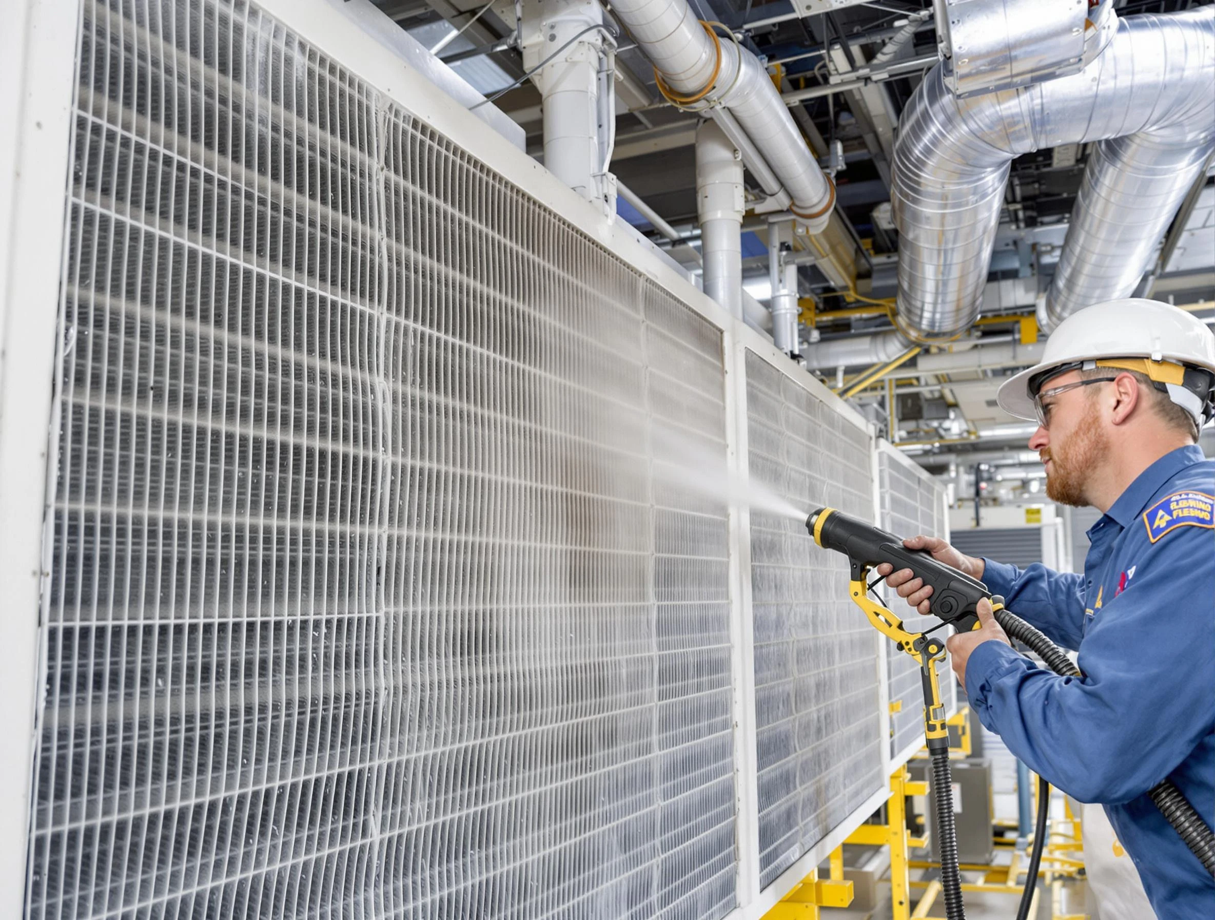 Professional commercial coil cleaning by Holt Air Duct Cleaning in Holt