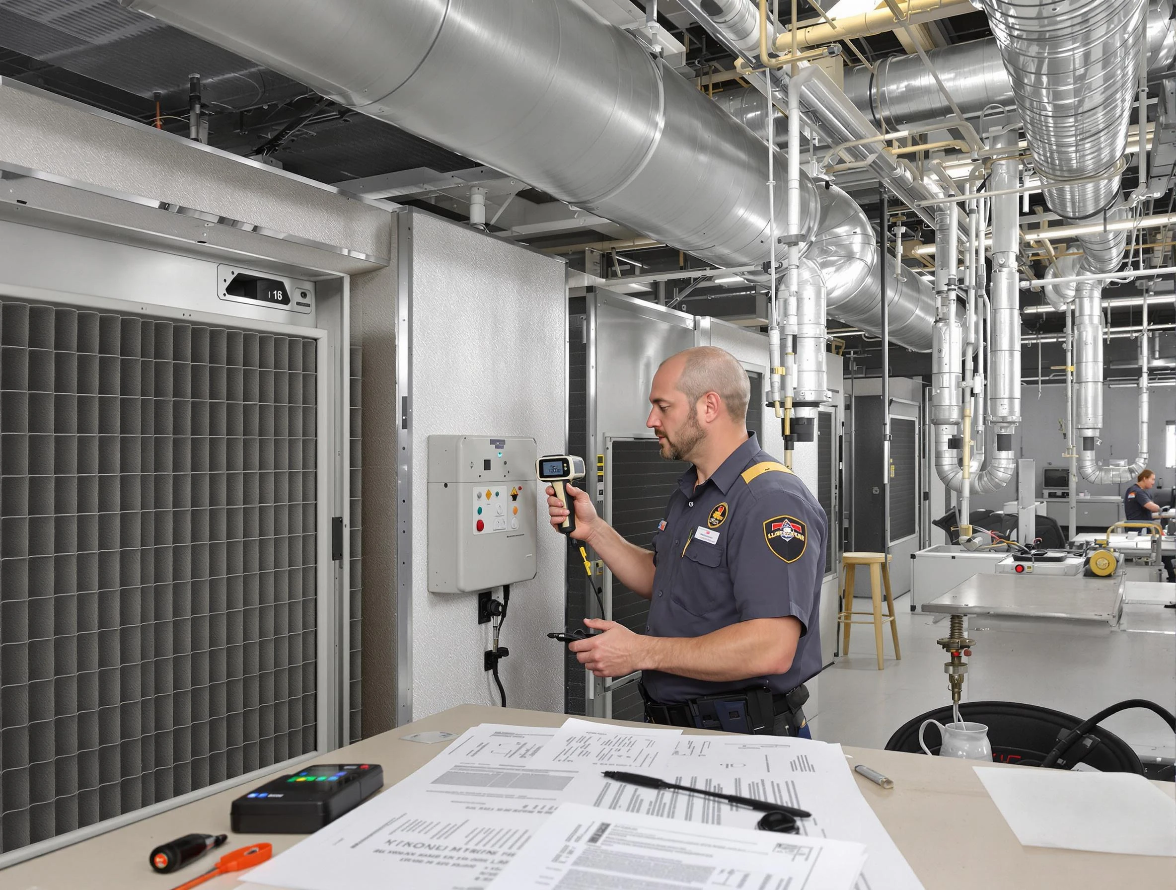 Professional filter system inspection by Holt Air Duct Cleaning in Holt